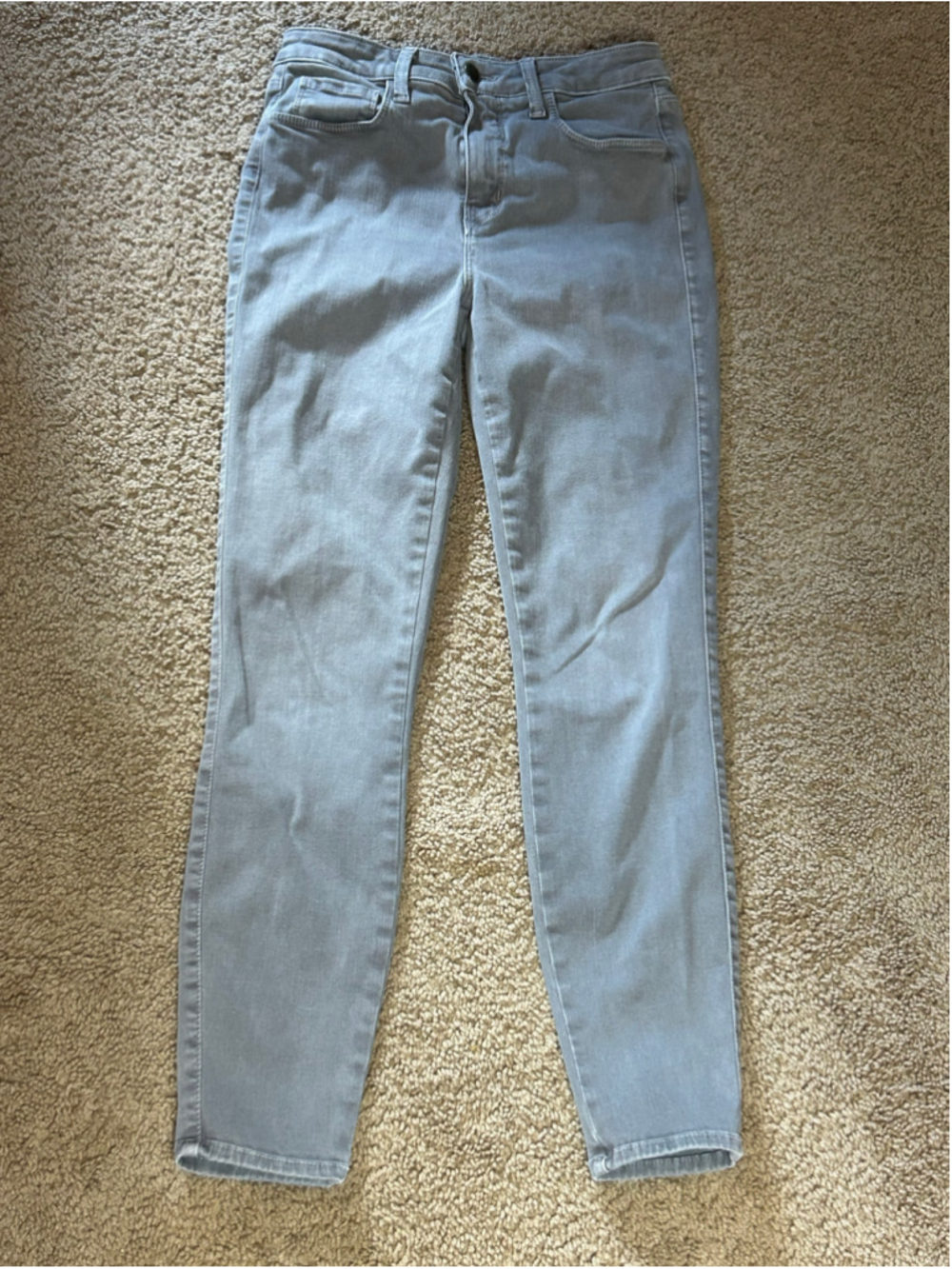 Girls L'Agence Skinny Jeans Size 26 Grey